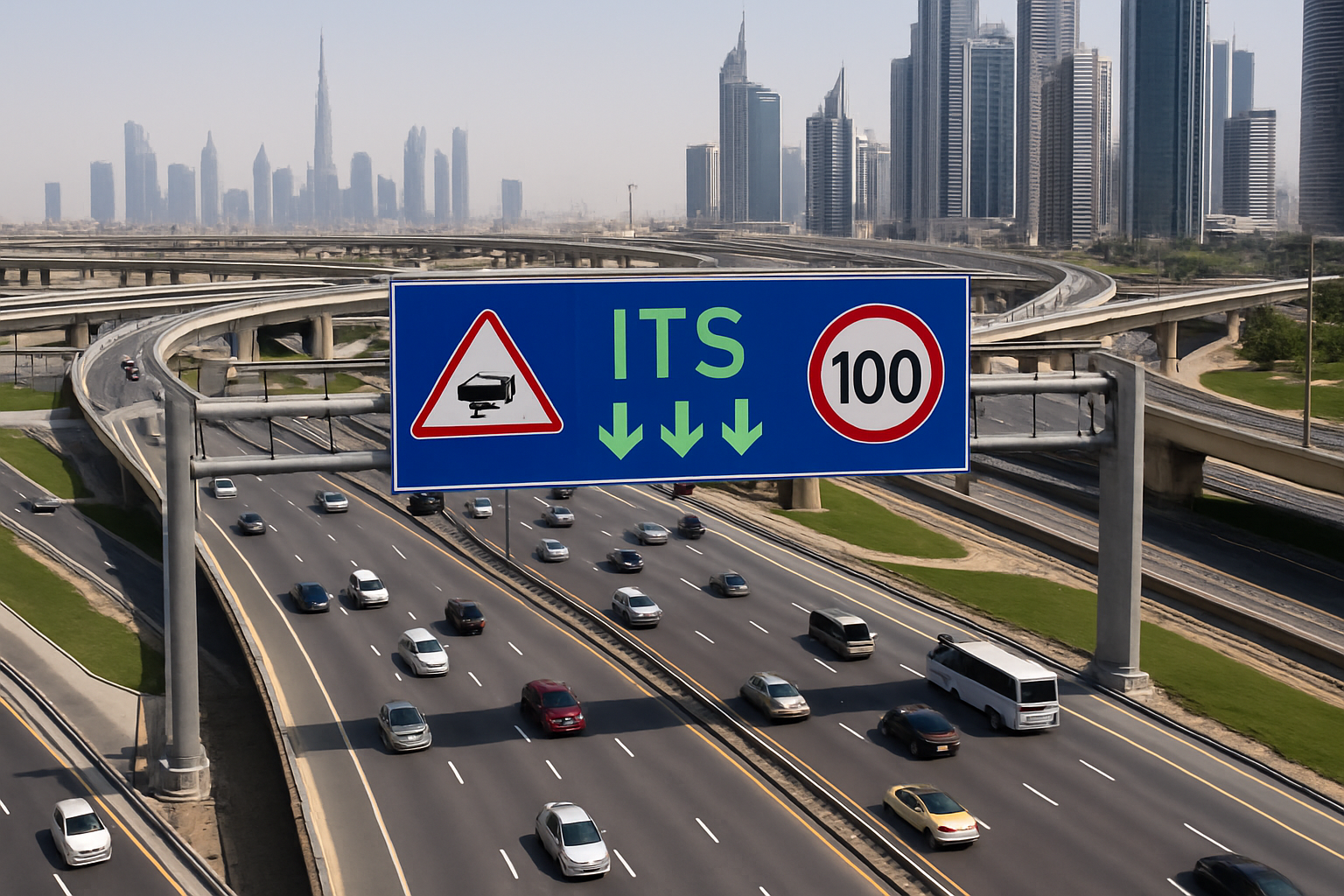 Efficient traffic management on Dubai highways